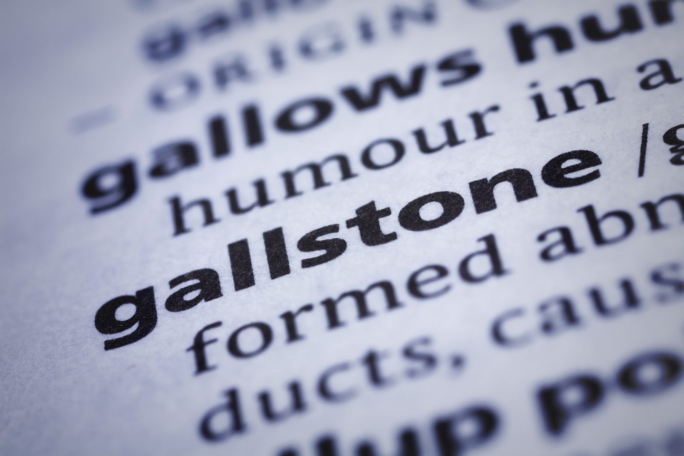Gallstone symptoms